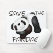 Retten Sie den Pandas Mousepad (Mit Mouse)