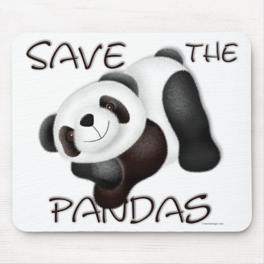 Retten Sie den Pandas Mousepad (Vorne)