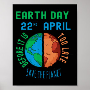 Retten Sie den Planeten, bevor es zu spät ist Poster