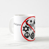 Retten Sie den Planeten, Enden-Religions-Tasse Kaffeetasse (Vorderseite Links)