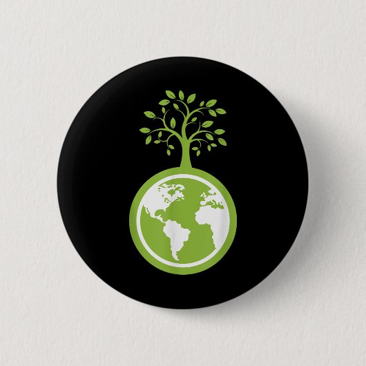 Retten Sie den Planeten - Rett der Earth Environme Button (Vorderseite)