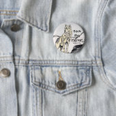 Retten Sie den Planeten! Wolf-Knopf Button (Beispiel)