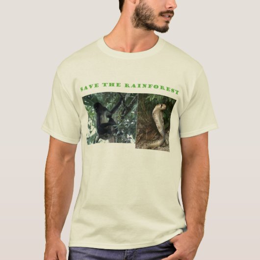 Retten Sie den Regenwald T-Shirt (Vorderseite)