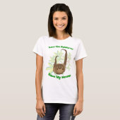 Retten Sie den RegenwaldSloth T-Shirt (Vorne ganz)