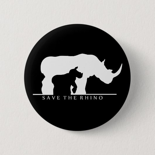 Retten Sie den Rhino Button (Vorderseite)
