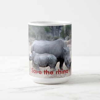 Retten Sie den Rhino! Kaffeetasse