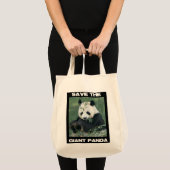 Retten Sie den riesigen Panda Tragetasche (Vorderseite (Produkt))