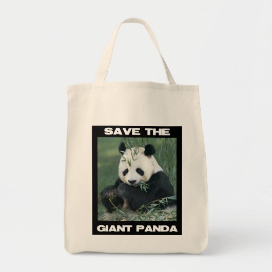 Retten Sie den riesigen Panda Tragetasche (Vorne)