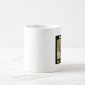 Retten Sie den schwarzen Rhino Kaffeetasse (Mittel)