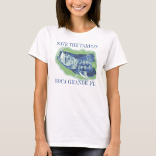 Retten Sie den Tarpon - Grande Boca, Florida T-Shirt
