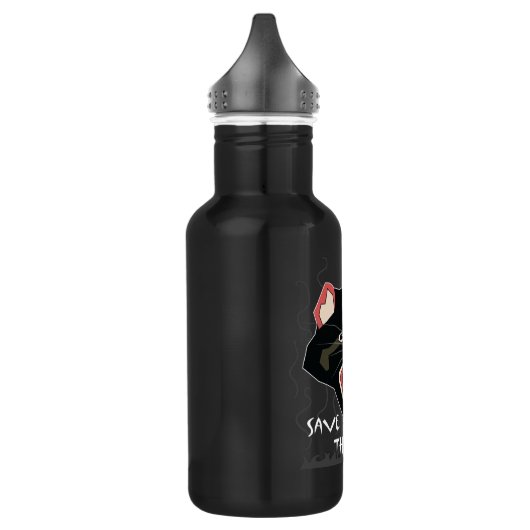 Retten Sie den Teufel Trinkflasche (Links)