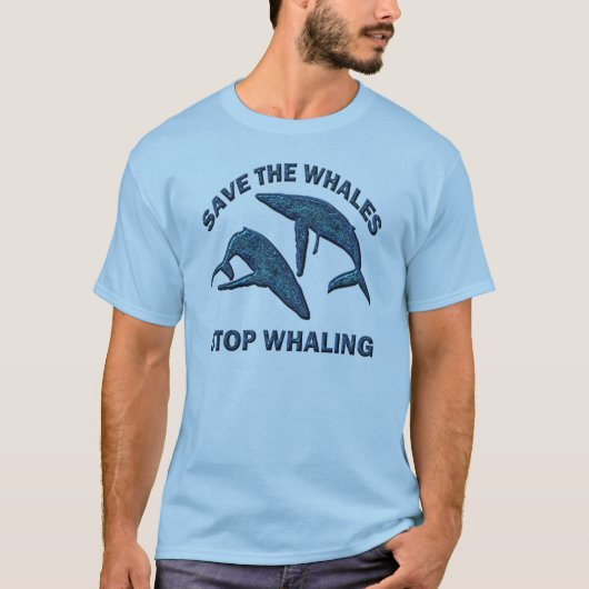 RETTEN SIE DEN WALEN ENDwalfang T-Shirt (Vorderseite)