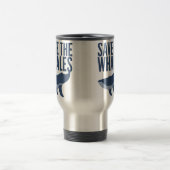 Retten Sie den Walen Reise-Tasse Reisebecher (Mittel)