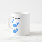 Retten Sie den Walen Tasse (Vorderseite Links)