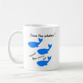 Retten Sie den Walen Tasse (Links)