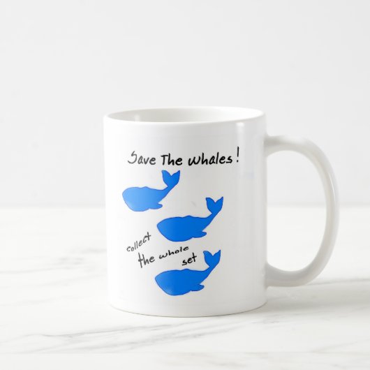 Retten Sie den Walen Tasse (Rechts)