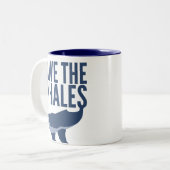 Retten Sie den Walen Tasse (Vorderseite Links)