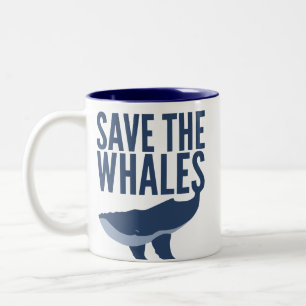 Retten Sie den Walen Tasse