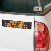 Retten Sie den WeltEarthdog Autoaufkleber (Auf Lkw)