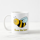 'Retten Sie der Bienen Kaffeetasse (Links)
