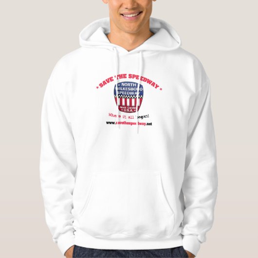 Retten Sie der Speedway neues Logo Hoodie (Vorderseite)