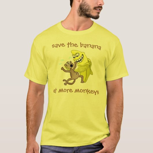 retten Sie die Banane T-Shirt (Vorderseite)