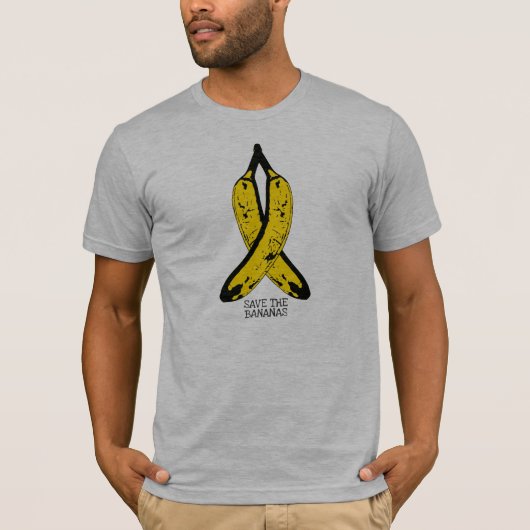 Retten Sie die Bananen T-Shirt (Vorderseite)