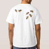 Retten Sie die Biene! Retten Sie die Welt! Leben T-Shirt (Rückseite)