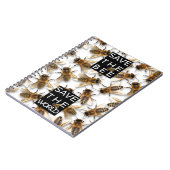 Retten Sie die Biene! Retten Sie die Welt! Notizblock (Linke Seite)