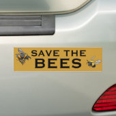 RETTEN SIE DIE BIENEN AUTOAUFKLEBER (Auf Auto)