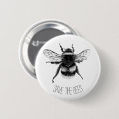 Retten Sie die Bienen Button (Vorne & Hinten)