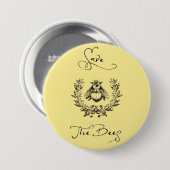 Retten Sie die Bienen Button (Vorne & Hinten)