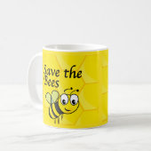 Retten Sie die Bienen Kaffeetasse (Vorderseite Links)