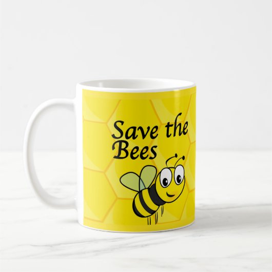 Retten Sie die Bienen Kaffeetasse (Links)