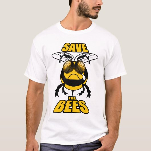 Retten Sie die Bienen! T-Shirt (Vorderseite)