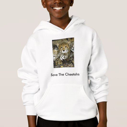 Retten Sie die Cheetahs Hoodie (Vorderseite)