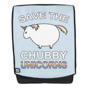 Retten Sie die Chubby Unicorns Rucksack