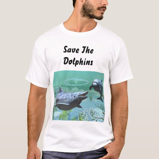 retten Sie die Delphine T-Shirt (Vorderseite)
