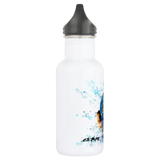 Retten Sie die Delphine Trinkflasche (Links)