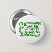 Retten Sie die Eiskappen Button (Vorne & Hinten)