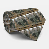 Retten Sie die Elefanten Krawatte (Gerollt)