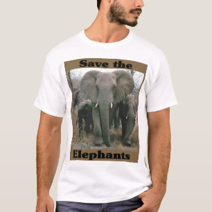 Retten Sie die Elefanten T-Shirt