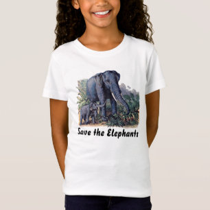 Retten Sie die Elefanten T-Shirt