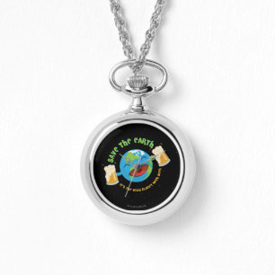 Retten Sie die Erde Armbanduhr