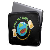 Retten Sie die Erde Laptopschutzhülle (Vorderseite Links)