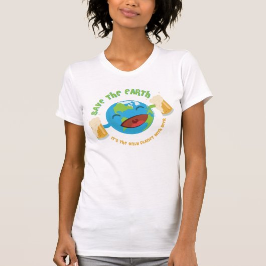 Retten Sie die Erde T-Shirt (Vorderseite)
