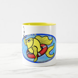 Retten Sie die Fische Zweifarbige Tasse