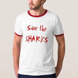 Retten Sie die HAIFISCHE T-Shirt