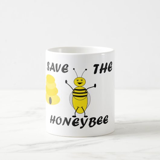 Retten Sie die Honigbienen-Tasse Kaffeetasse (Mittel)