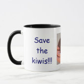 retten Sie die Kiwis!!! Tasse (Links)